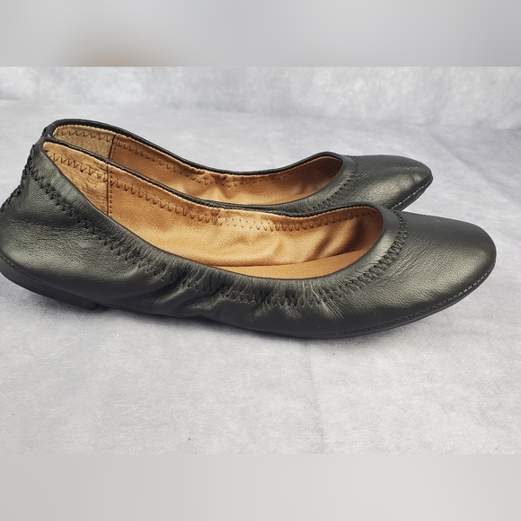 Lucky Brand Black Ballet Flats Comfy Womens Shoes 9.5M - Picture 1 of 10